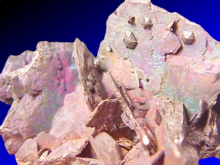 Chalcocite with Bornite from Cornwall, England