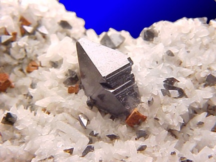 Anatase with Calcite from Valdres, Norway