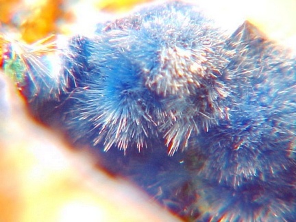 Cyanotrichite from the Peacock Mine in Idaho