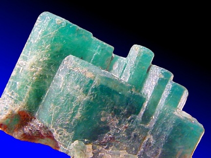 Emerald beryl crystal from Minas Gerais, Brazil